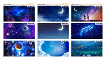 星空板灯面板图案样本